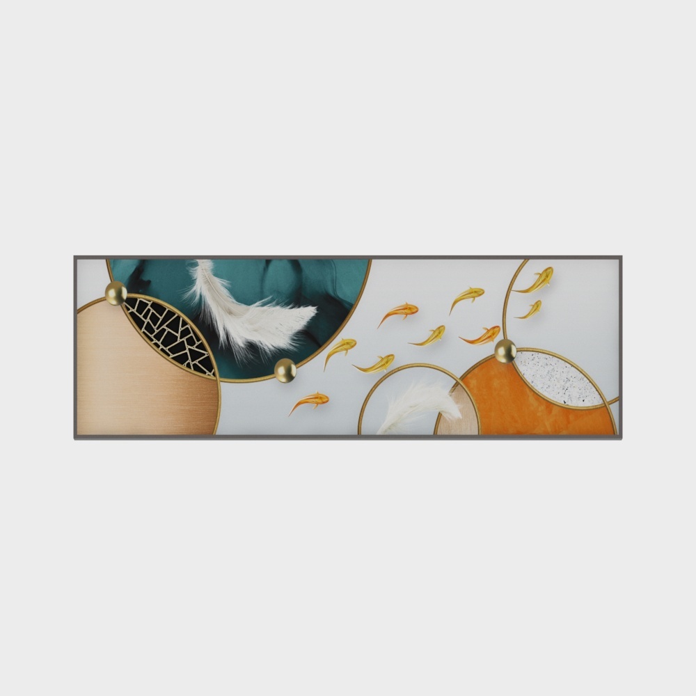 龙匠饰家-北欧轻奢装饰画-卧室装饰画