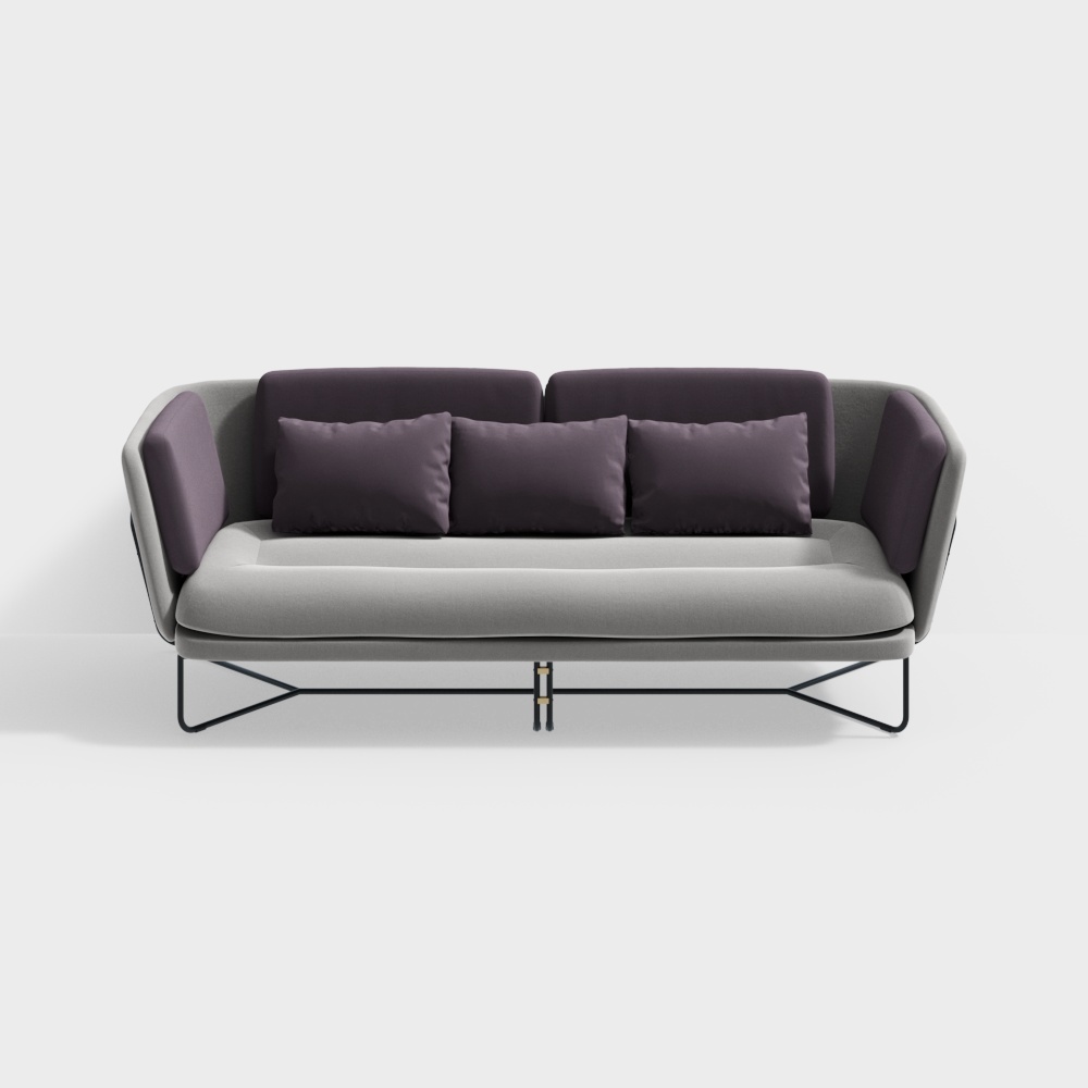 临点-舒沐居-休闲沙发-B263D模型