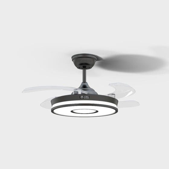Modern Series-Invisible Ceiling Fan Light-FZ1005BM-A3