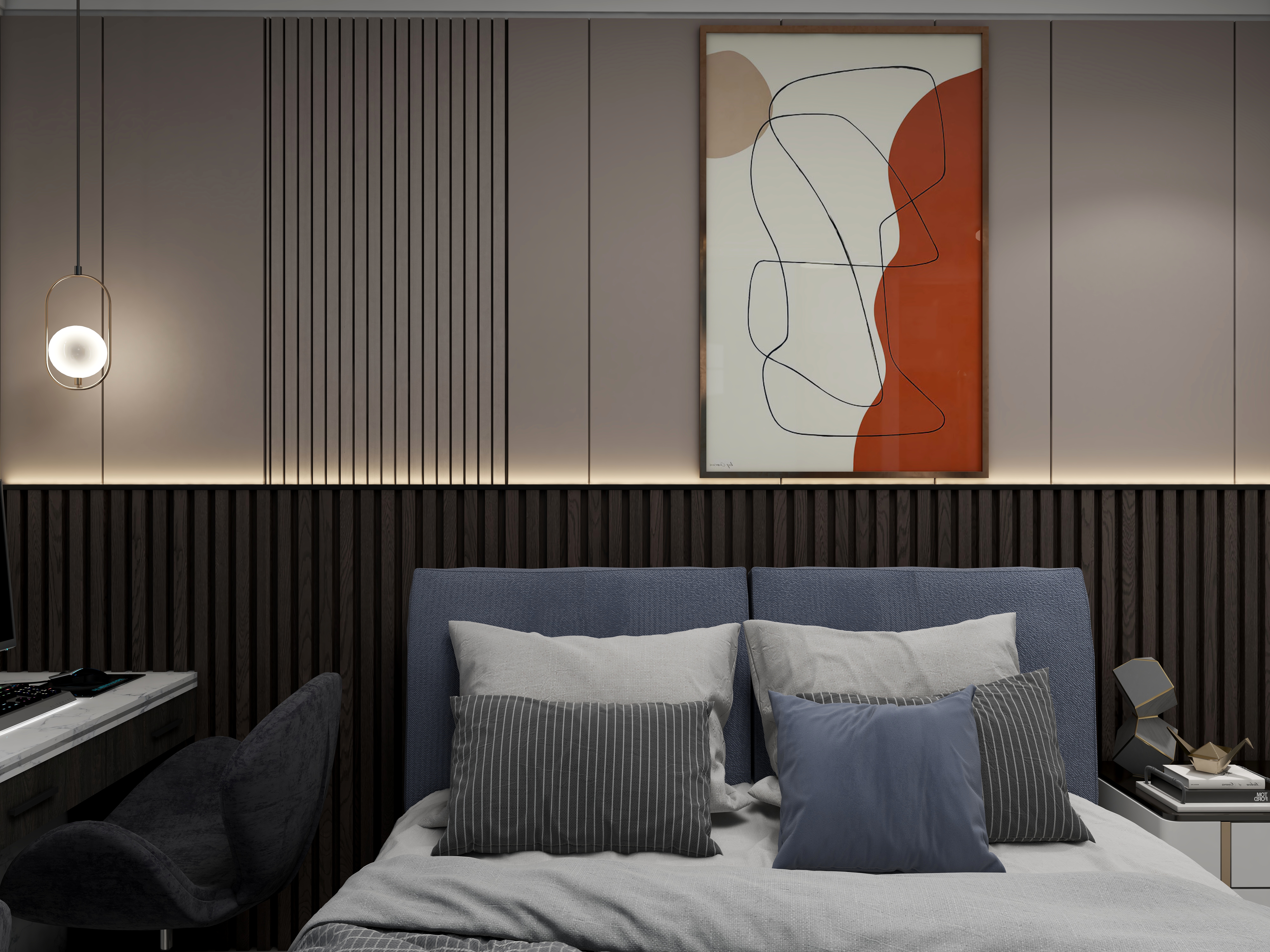 余生空间设计-116方现代简约三居-装修设计方案