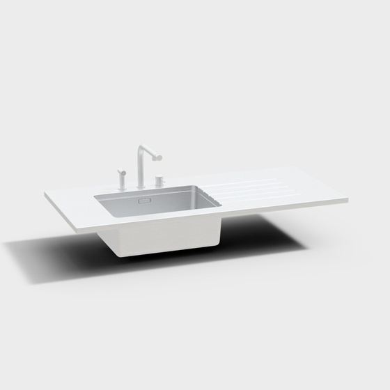 Modern stainless steel sink