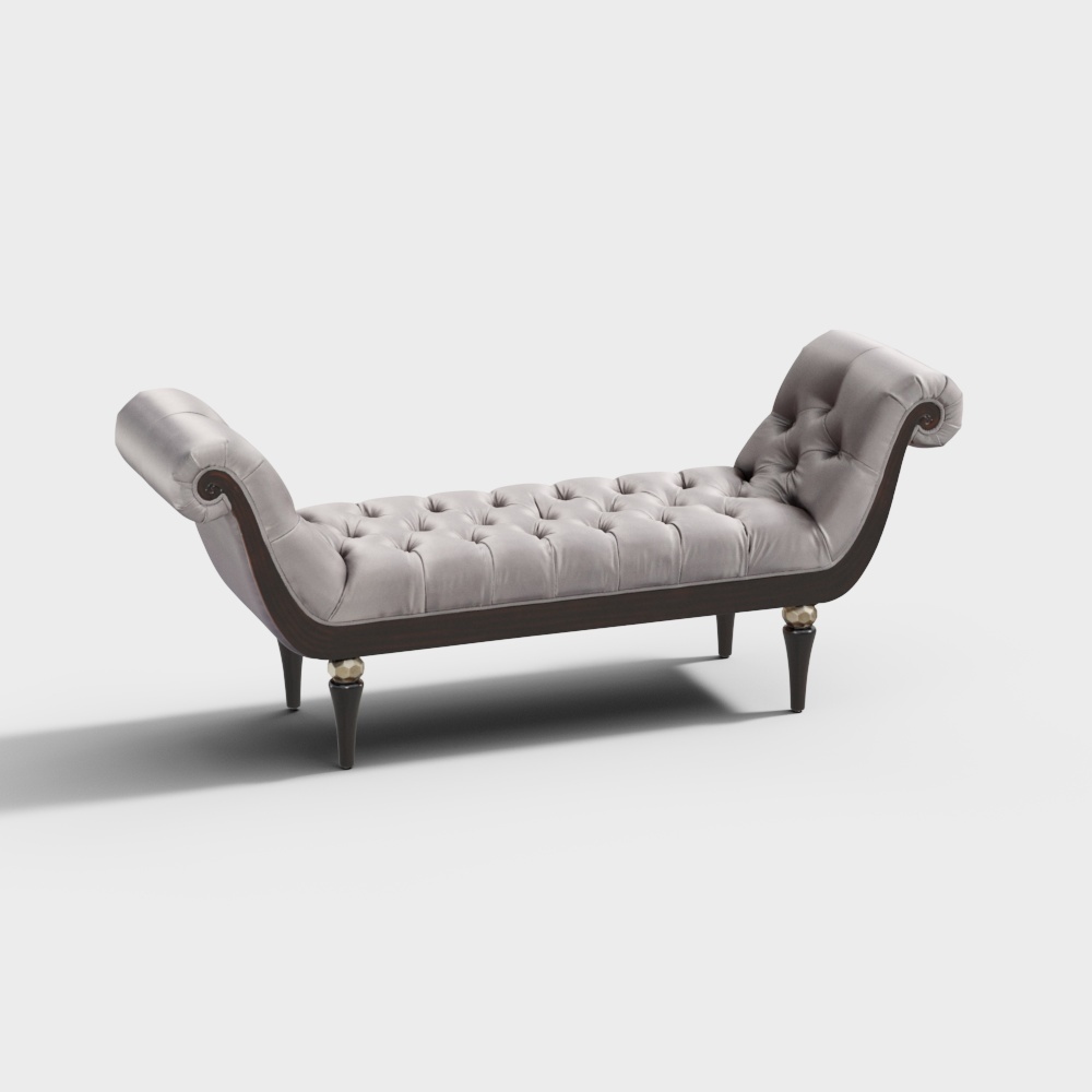 FREE MANSION Bed Bench3D模型