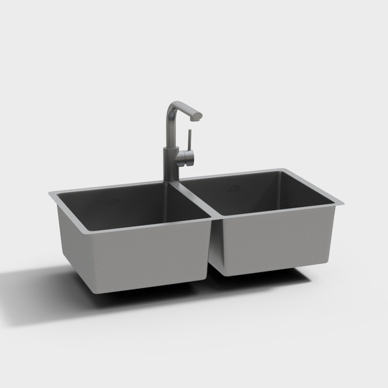 Modern Sinks,Gray+Black