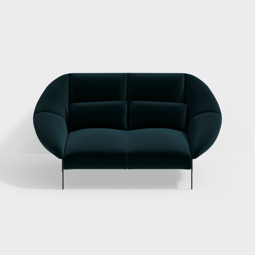 双人沙发_写意空间_sofas_#PAIPAI#3D模型