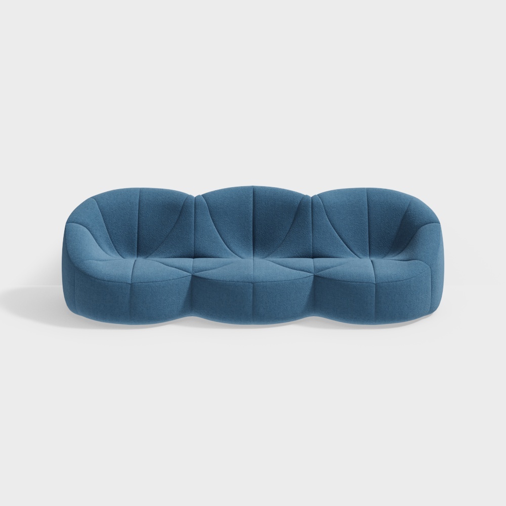 三人沙发_写意空间_SOFAS_#PUMPKIN#