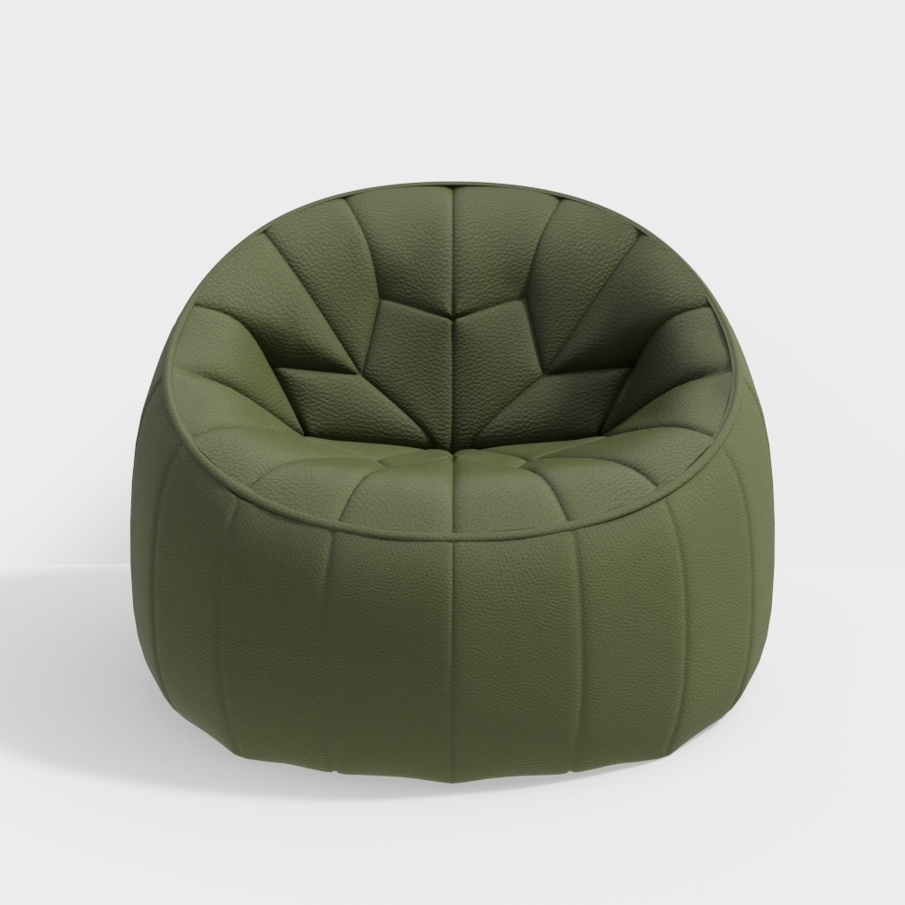 单人沙发_写意空间_Armchair_#OTTOMAN#3D模型