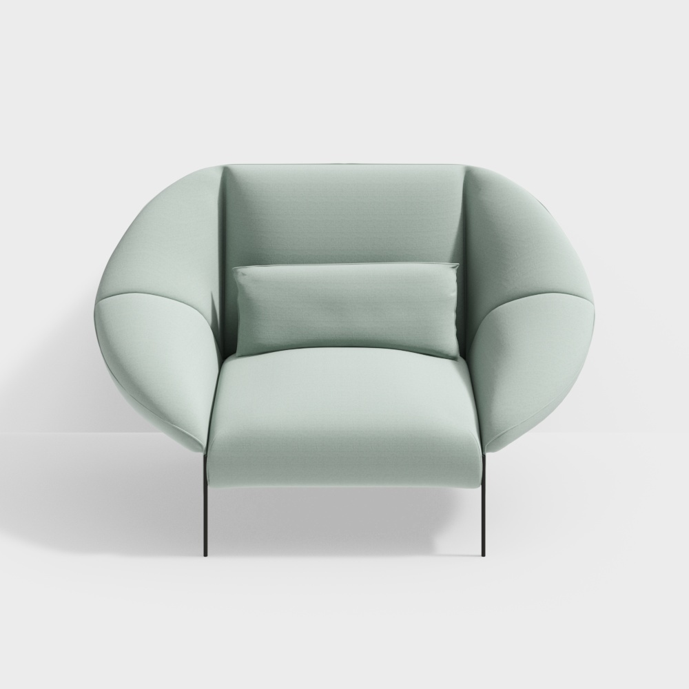 单人沙发_写意空间_sofas_#PAIPAI#3D模型