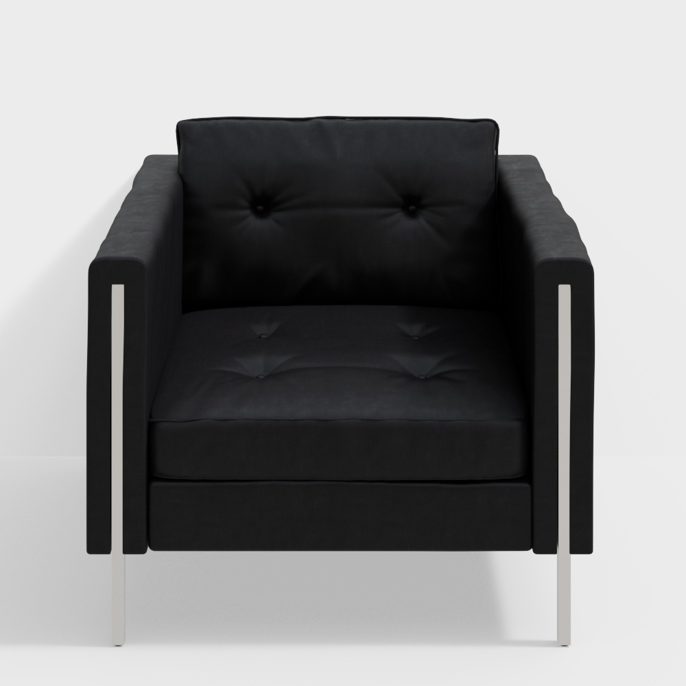 单人沙发_写意空间_Armchair_#ANDY#