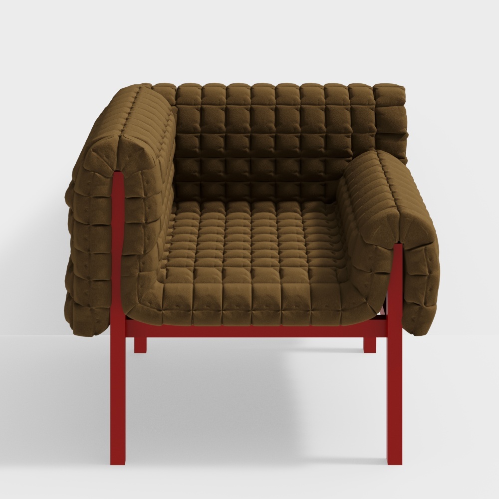 单人沙发_写意空间_Armchair_#RUCHE#