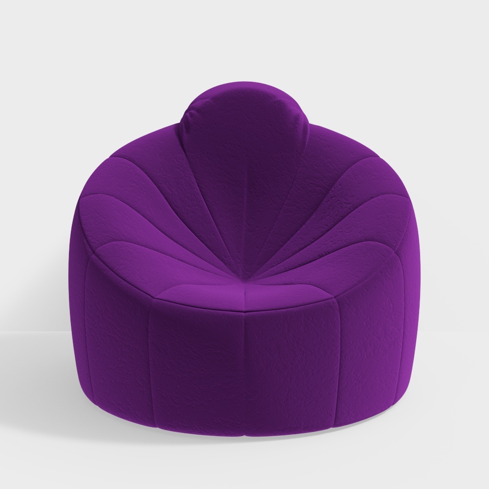 休闲沙发写意空间_Armchair_#pumpkin#3D模型