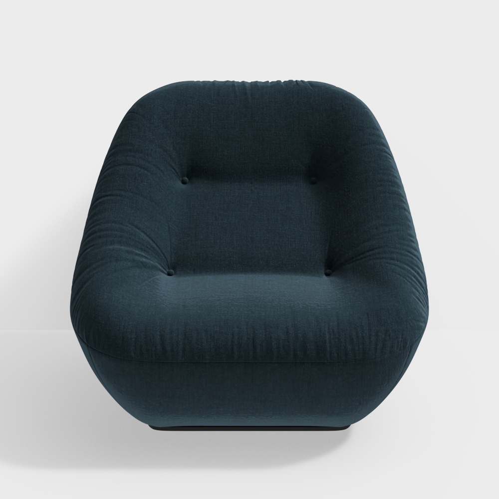 单人沙发_写意空间_#Armchair-BONNIE#3D模型