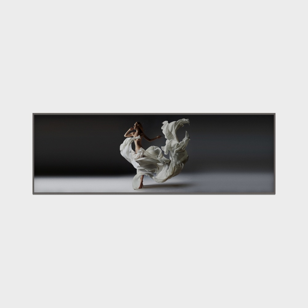 龙匠饰家-北欧简约轻奢装饰画-卧室装饰画3D模型