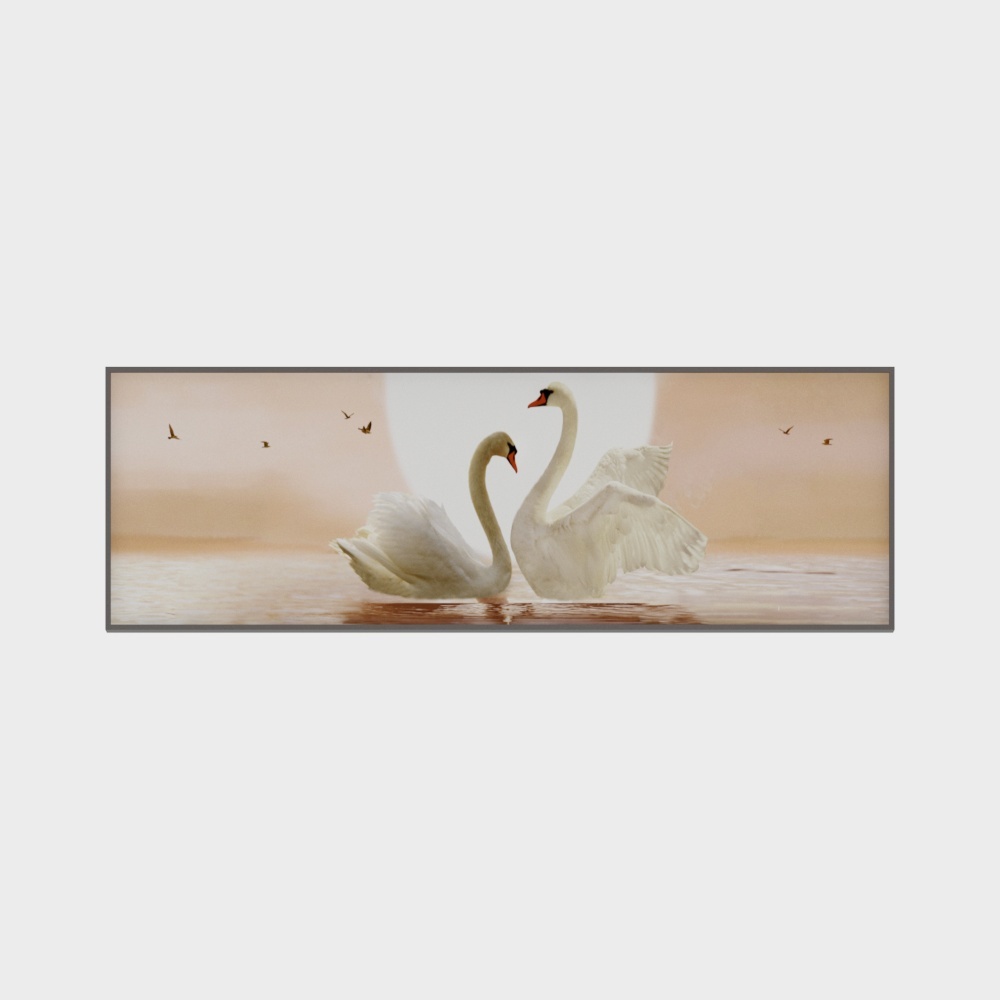 龙匠饰家-新中式轻奢装饰画-卧室装饰画3D模型