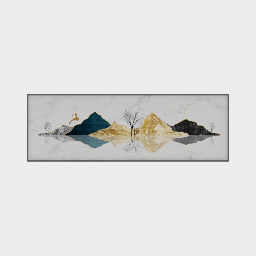 龙匠饰家-新中式装饰画-卧室装饰画