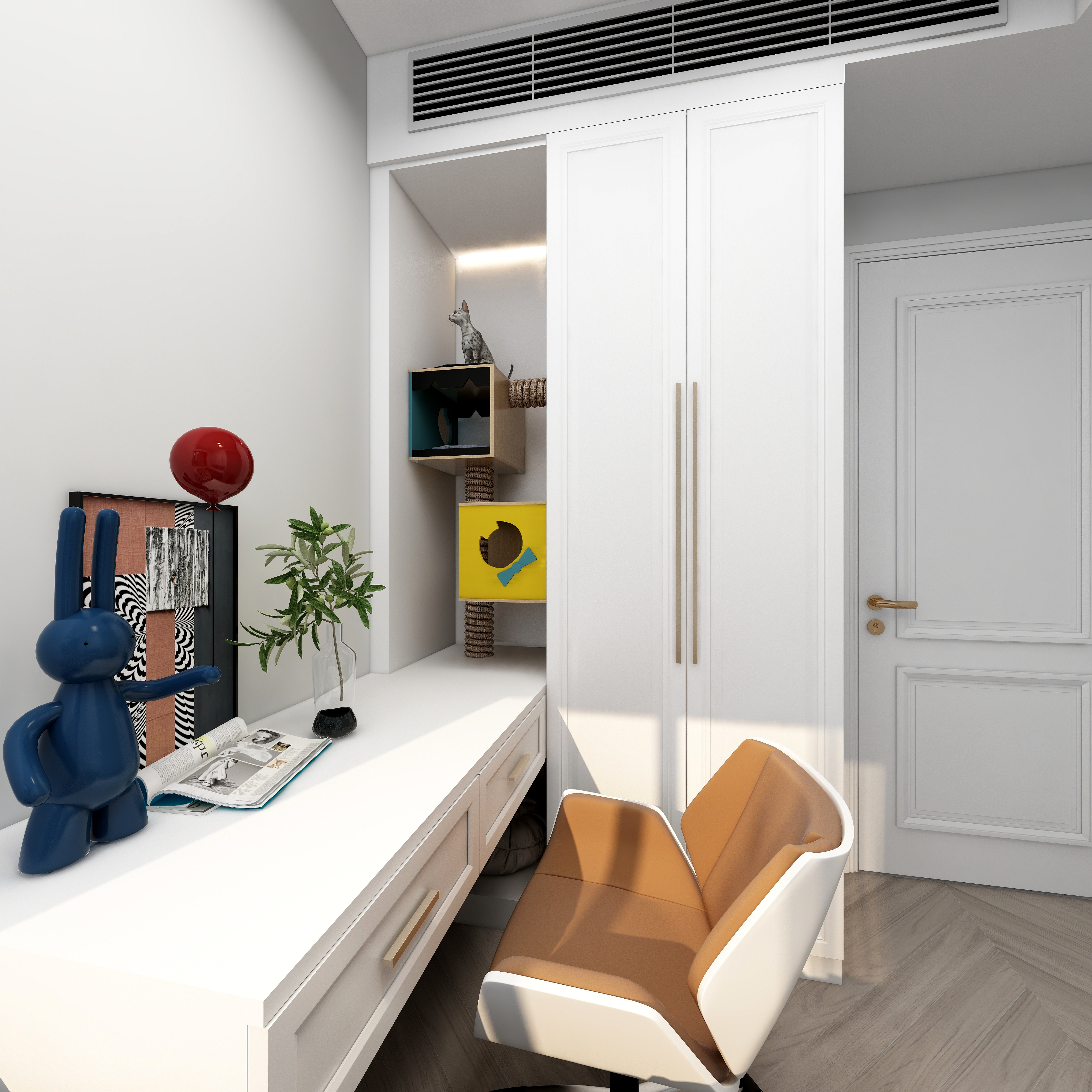 欧意诺qcFyU-【爱家亚洲花园】意式轻奢一层多功能室装修效果图第3张