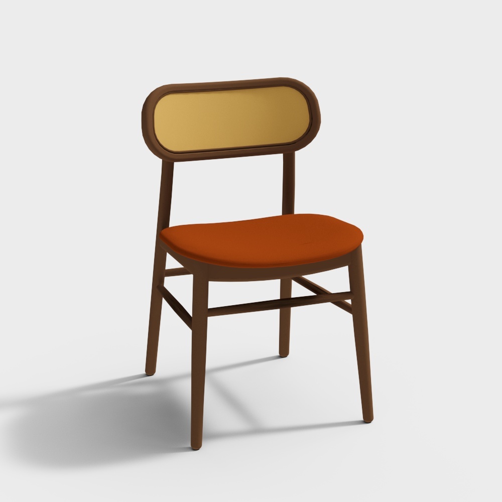 JASPER餐椅-靠背3D模型