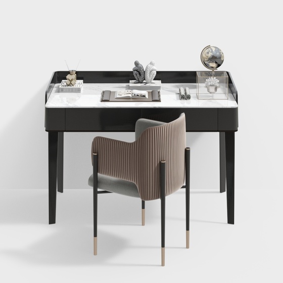 Luxury Desk Sets,Desk & Chair Sets,Black
