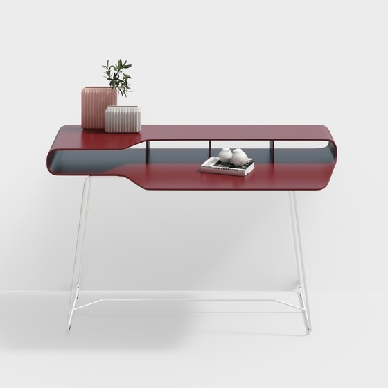 Contemporary Desks,Desks,Red
