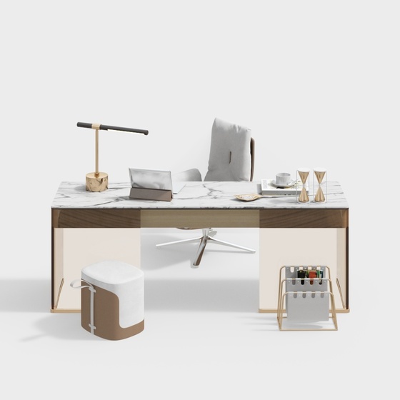 Luxury Desk & Chair Sets,Desk Sets,Brown