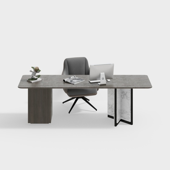 Modern Desk & Chair Sets,Desk Sets,Earth color