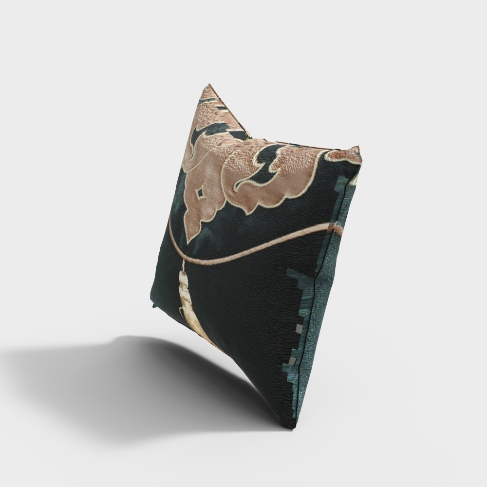 Masasanty/玛萨圣帝-新中式轻奢客沙发抱枕1  【肆伍零壹】3D模型