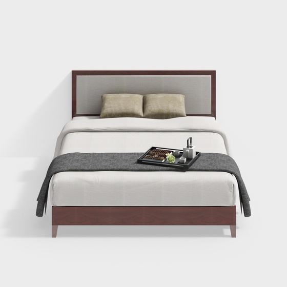 Modern Hollywood Single Beds,Single Beds,brown,Queen 1.5m