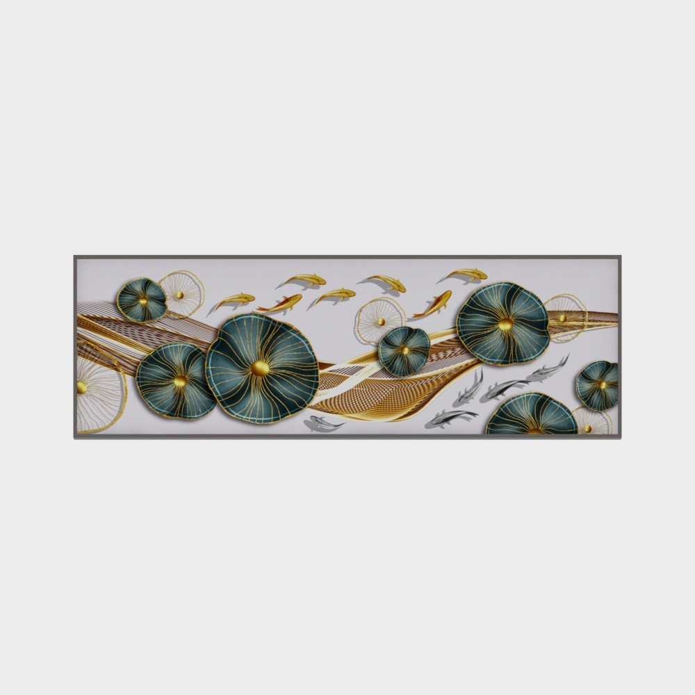 龙匠饰家-新中式装饰画-卧室装饰画
