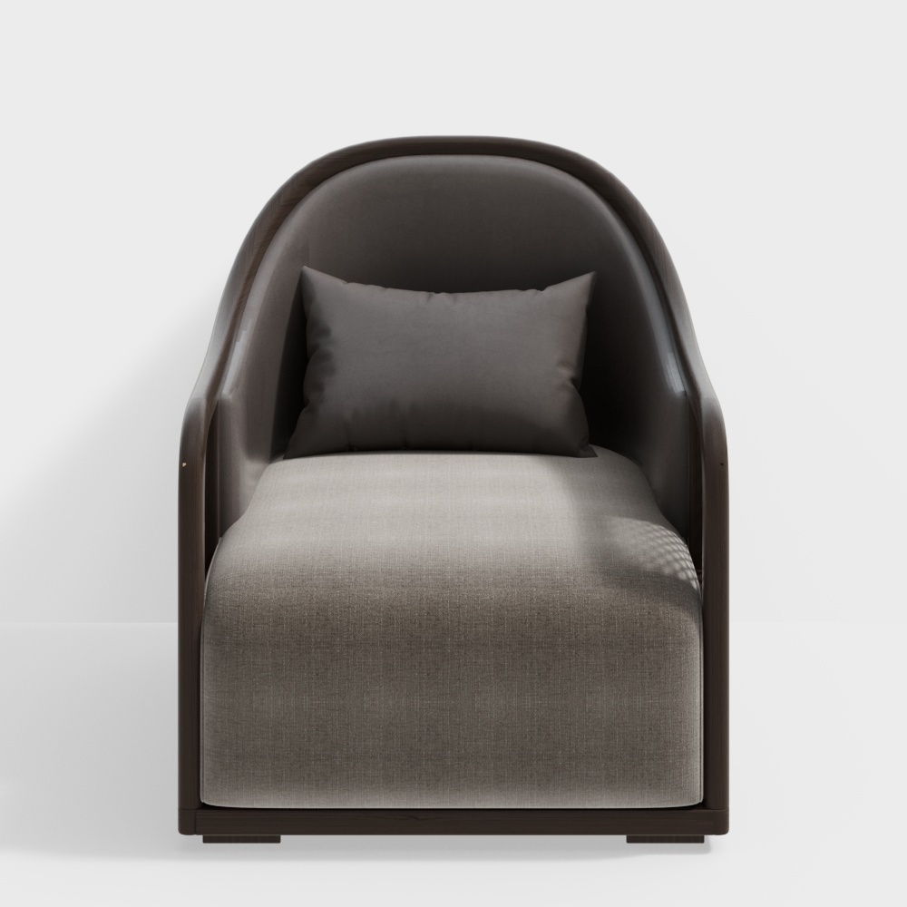 新中式休闲沙发3D模型