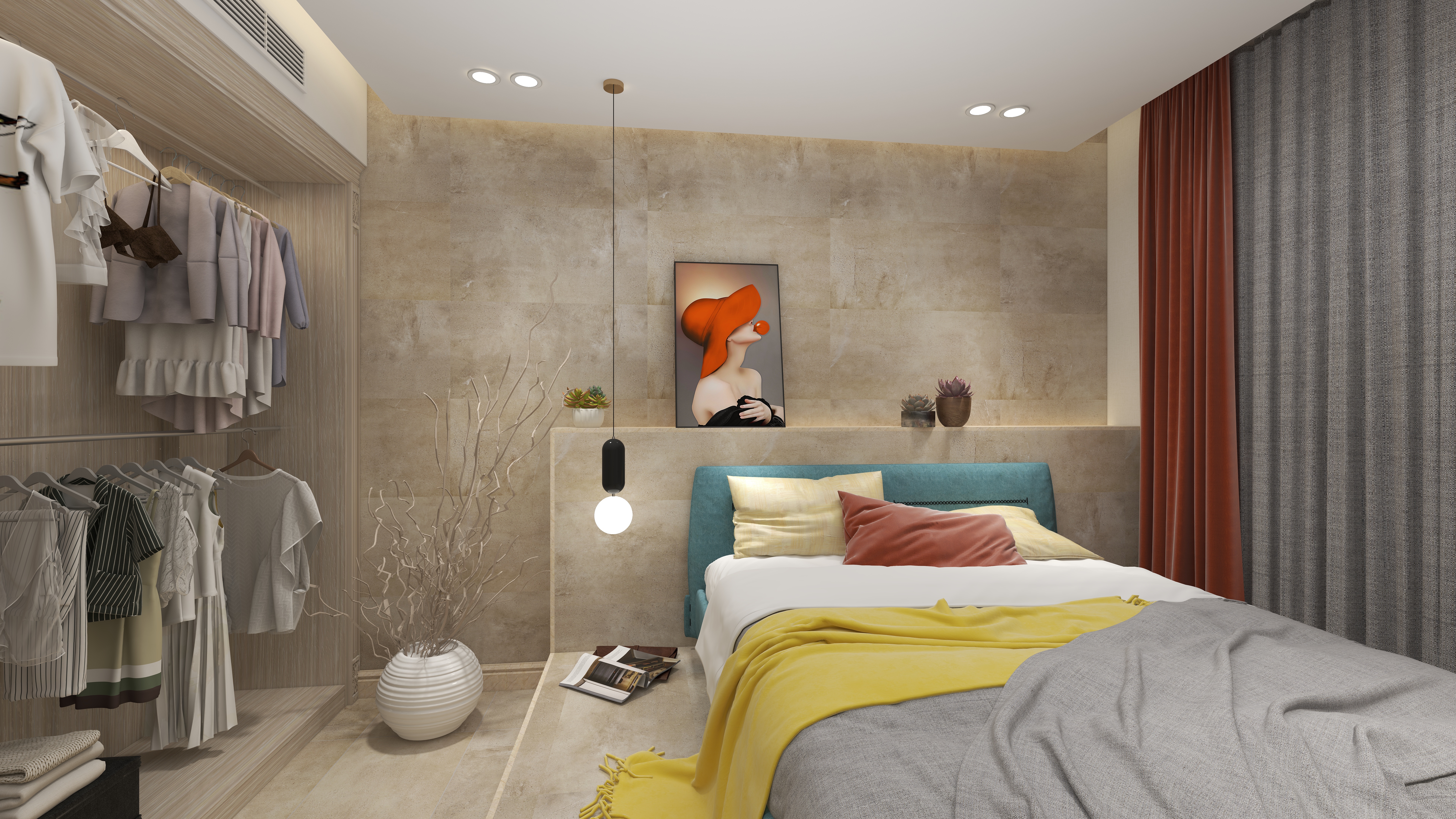 陈浩个人设计室-现代北欧风格3室2厅1卫1厨-装修设计方案