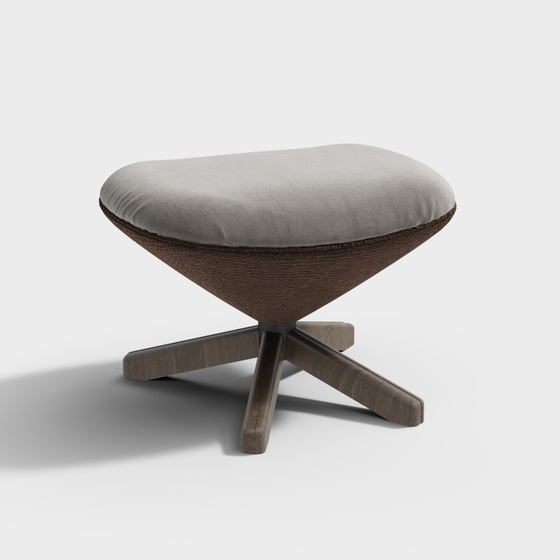 Unique Shape Stool 3D Model for Tea Rooms