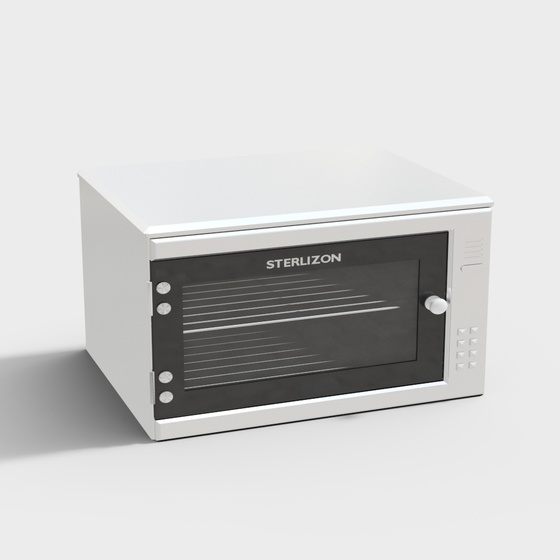Microwave 3D Model for Kitchen Designs