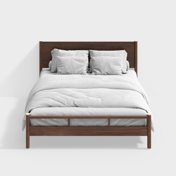 Modern Twin Beds,Twin Beds,Earth color,1.8 m,2.0 m,King 1.9m