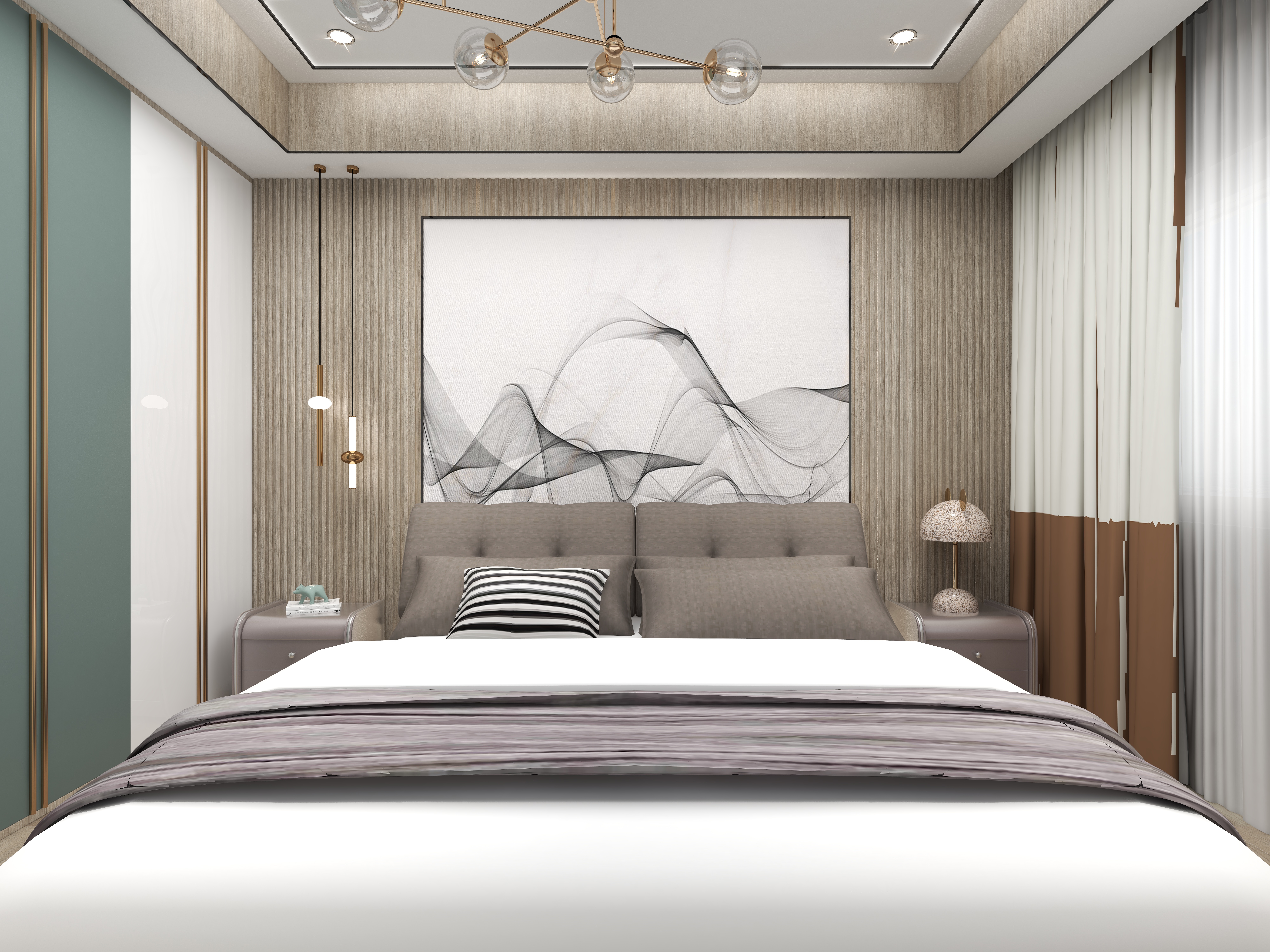 阚文豪-现代简约——88平方3居室-装修设计方案