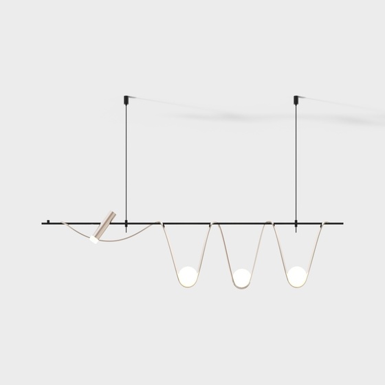 Modern Minimalist Contemporary Pendants & Chandeliers,Beige