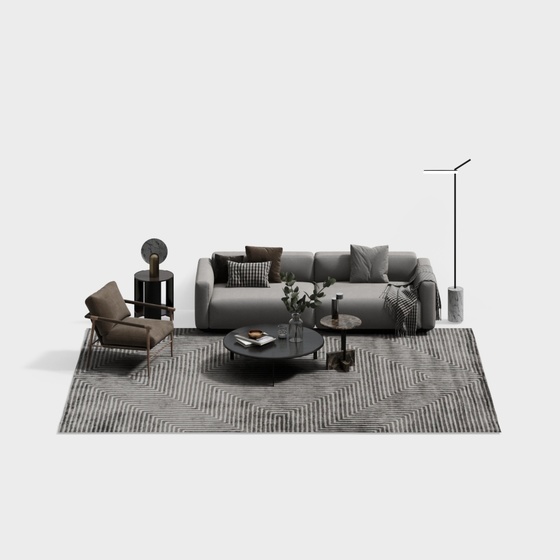 Luxury Modern Sectional Sofas,Seats & Sofas,Gray