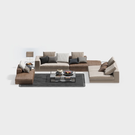 Contemporary English Countryside Chic Asian Modern European Sectional Sofas,Seats & Sofas,Beige