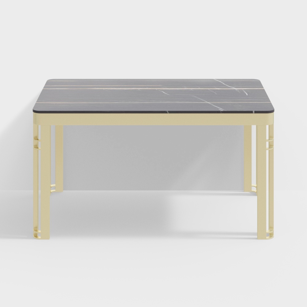 1.4m岩板餐桌-BSGF508-光之屋3D模型