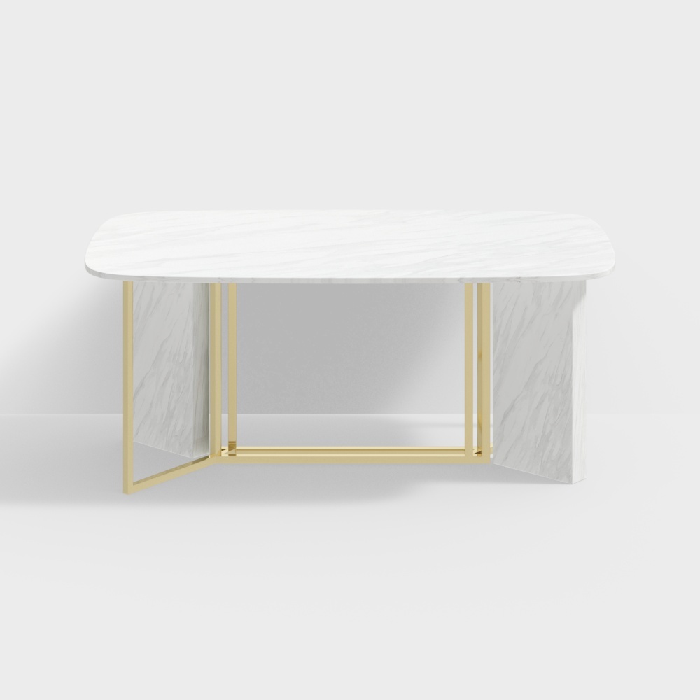 1.8m大理石餐桌-BSGFG-077-光之屋3D模型