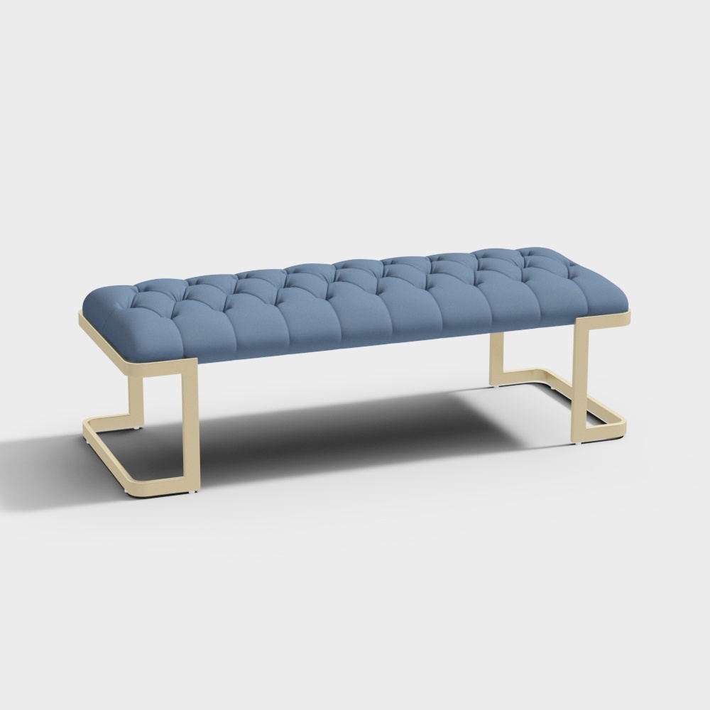 皮质床尾凳-BSGWA8005-光之屋3D模型