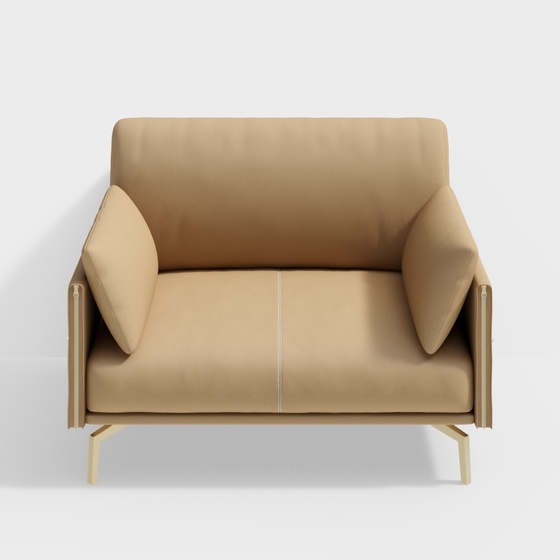 Contemporary Modern Single Sofa,Single Sofa,Seats & Sofas,Yellow