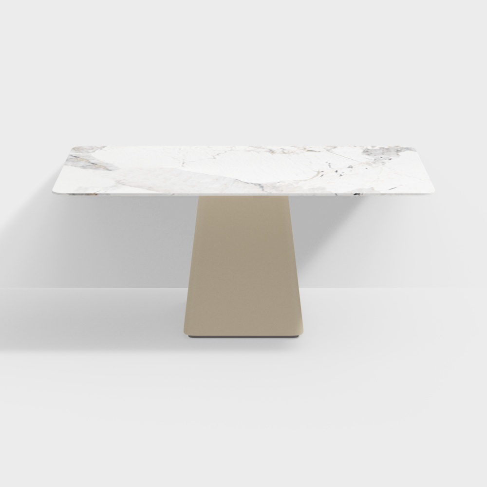 1.8m岩板餐桌-BSJF2151-森凯洛3D模型