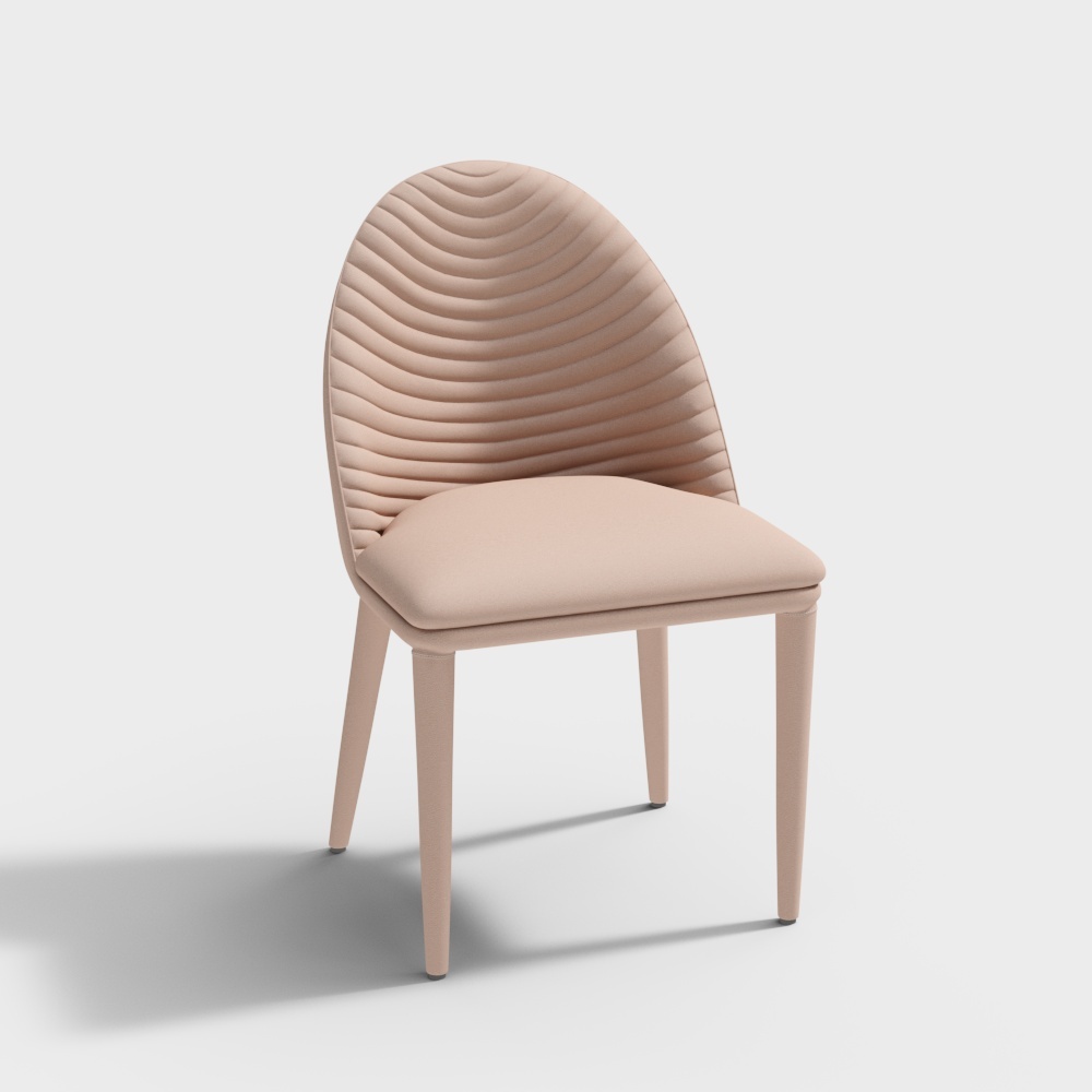 皮质餐椅-BSJY2154A-森凯洛3D模型