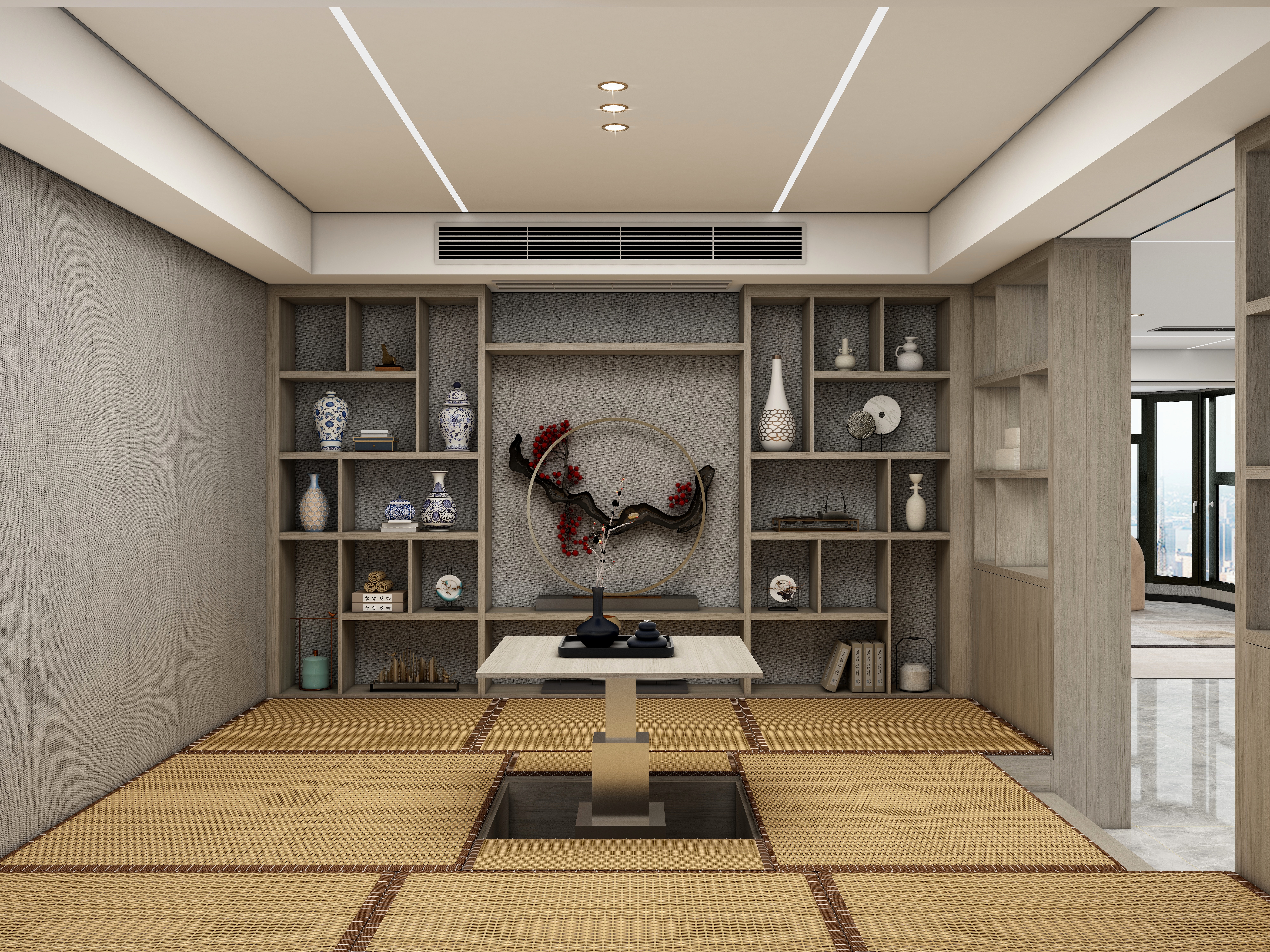 健辉a-中式与现代的组合-装修设计方案