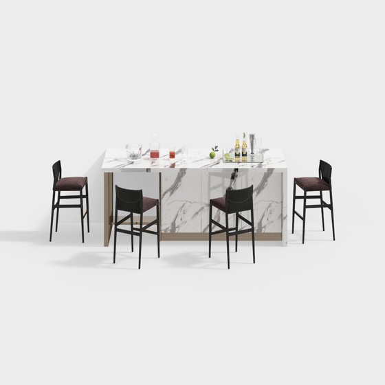 Modern Bar Tables,black