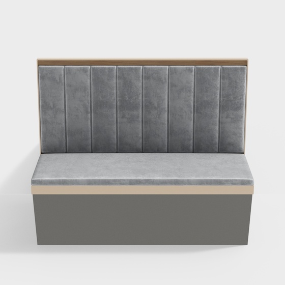 Modern Booth Seating,Seats & Sofas,Gray