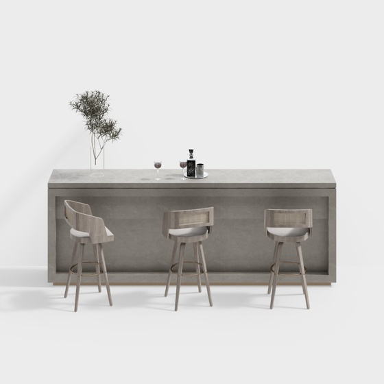 Scandinavian Bar Tables,gray