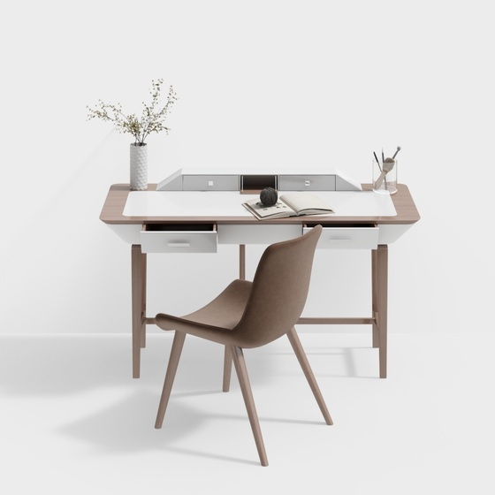 Scandinavian Desk & Chair Sets,Desk Sets,brown
