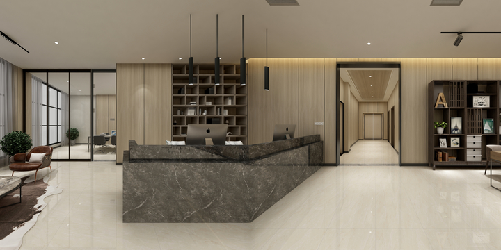 吴明慧-【现代简约】267㎡-西苑酒店大厅-设计-装修设计方案
