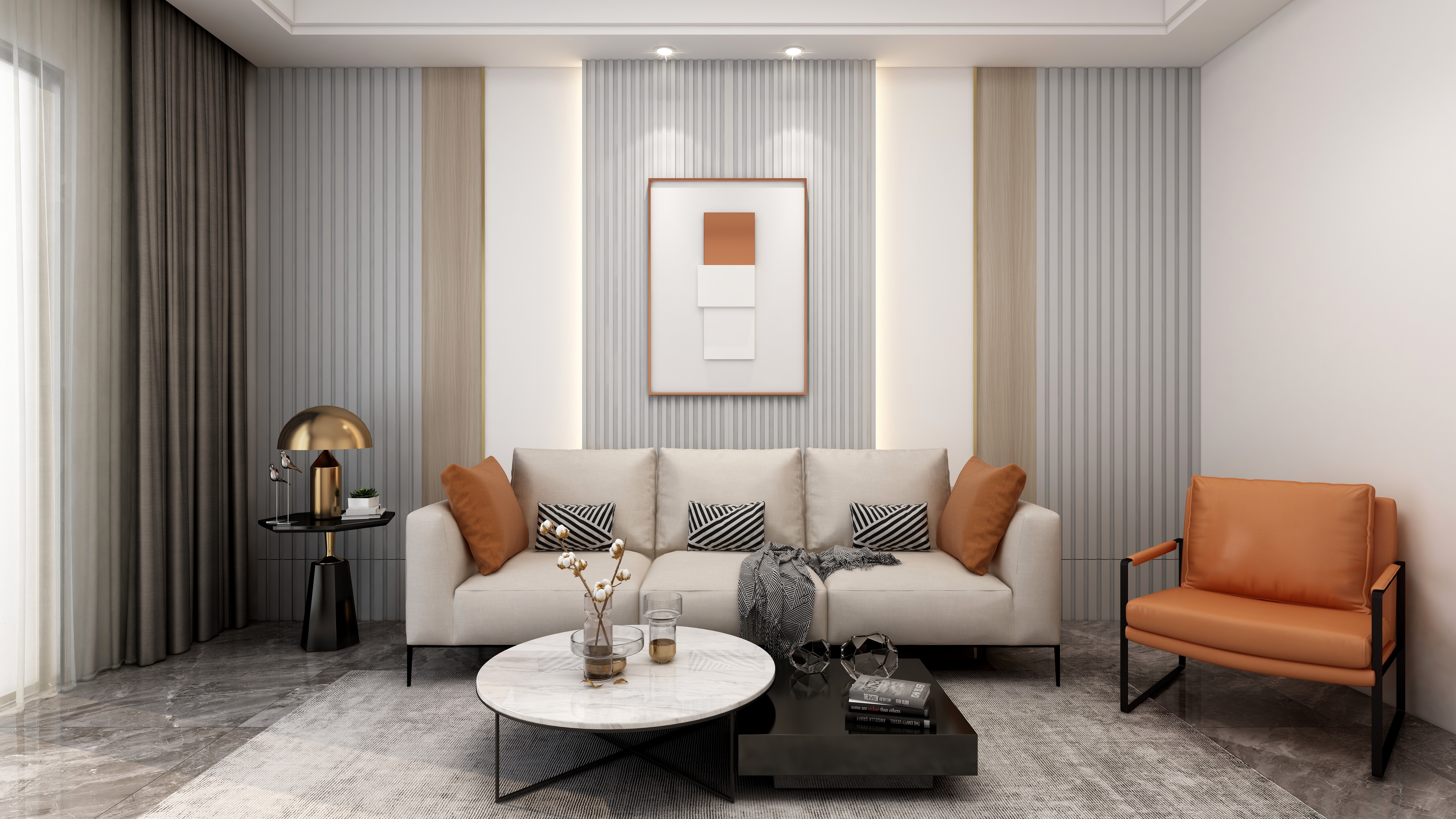 梁凯鑫丶-玫瑰庄园沙发背景墙-装修设计方案