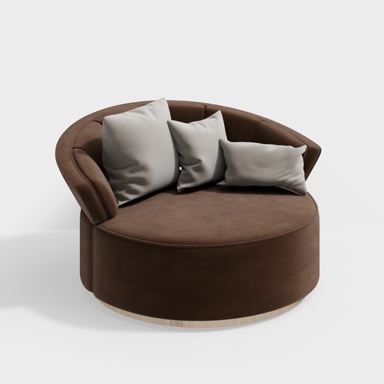 Luxury Single Sofa,Single Sofa,Seats & Sofas,brown